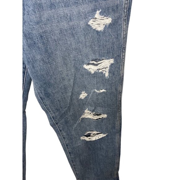 Pistola Distressed Button-Fly Jeans Size 30 Blue Cotton & Rayon Blend - Picture 3 of 7